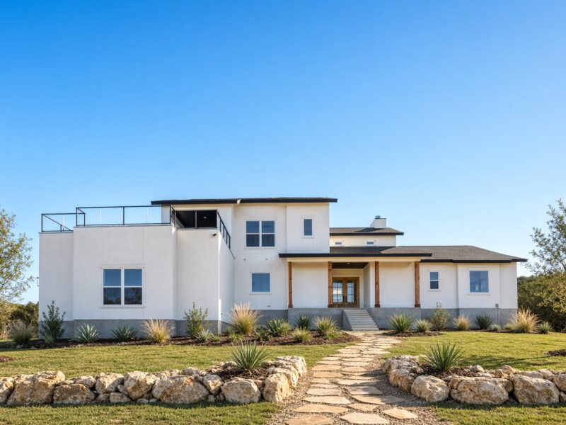 The Peak custom home exterior